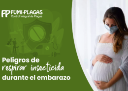 Peligros de respirar insecticida durante el embarazo