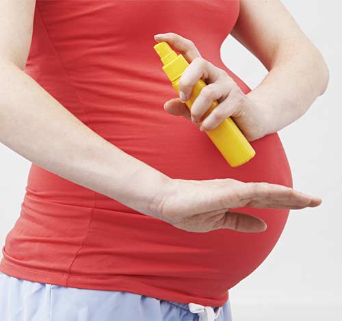 Insecticidas durante el embarazo
