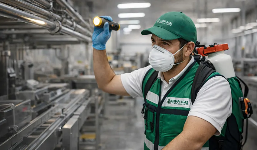 fumigación en Industria alimenticia